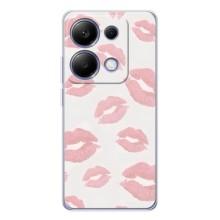 Чехол с розовым рисунком для Xiaomi Poco M7 Pro 5G (Розовые губы)