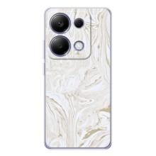 Мраморный чехол на Xiaomi Poco M7 Pro 5G (VPrint) (Белый мрамор)