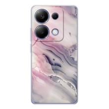 Мраморный чехол на Xiaomi Poco M7 Pro 5G (VPrint) (Пурпурный Мрамор)