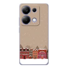 Новогодние, Праздничные Чехлы для Xiaomi Poco M7 Pro 5G - 2024 год (Зимний город)