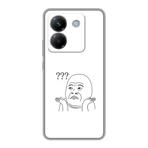 Прикольные Чехлы с принтом "интернет мэмы" для Xiaomi Poco M7 Pro 5G – Стикер удивления