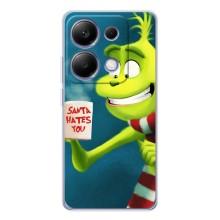 Рождественские Чехлы для Xiaomi Poco M7 Pro 5G (VPrint) (Зеленый Гринч)