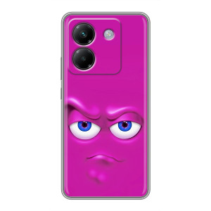 Силиконовые Чехлы (смешные стикеры) для Xiaomi Poco M7 Pro 5G – Хитрая мордочка
