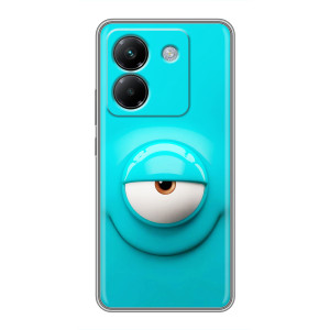 Силиконовые Чехлы (смешные стикеры) для Xiaomi Poco M7 Pro 5G – Одноглазик