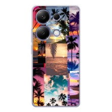 Силиконовый чехол с КАРТИНКАМИ лето для Xiaomi Poco M7 Pro 5G (AlphaPrint) (Летний отпуск)