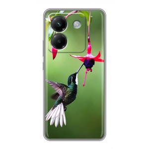 Силиконовый чехол с птичкой на Xiaomi Poco M7 Pro 5G – Калибри