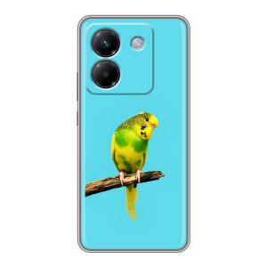 Силиконовый чехол с птичкой на Xiaomi Poco M7 Pro 5G – Попугайчик