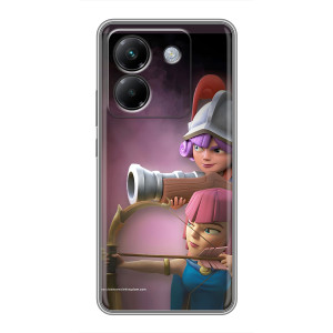 Чехол з героями Клеш Рояль для Xiaomi Poco M7 Pro 5G – Три мушкетёра