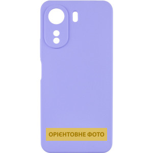 Чехол Silicone Cover Lakshmi Full Camera (AAA) для Xiaomi Poco M7 4G – Сиреневый