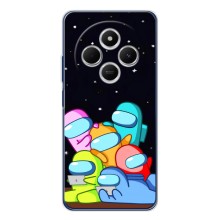 Чехол Амонг Ас для Xiaomi POCO M7 (AlphaPrint) (Скины в космосе)