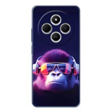 Чехол с Обезьянами Xiaomi POCO M7 - (AlphaPrint) (Стильная обезьяна)