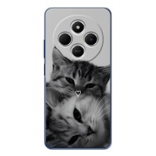 Чехол с рисунком кот на Xiaomi POCO M7 (Пара котов)