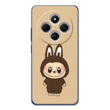 Чехол с Лабубу на Xiaomi POCO M7 (Коричневый Лабубу)