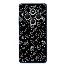 Новогодние, Праздничные Чехлы для Xiaomi POCO M7 - 2024 год (Новогодний фон)