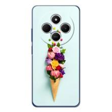 Чехлы с тематикой "ЦВЕТЫ" на Xiaomi POCO M7 (Цветок-мороженное)