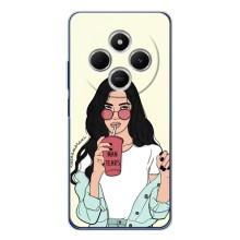 Силіконовый Чохол на Xiaomi POCO M7 з картинкой Модных девушек (З напоєм)