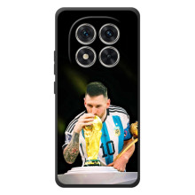 Чехлы для Xiaomi Poco M8 Pro (Leo чемпион) (AlphaPrint) (Кубок Месси)