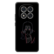 Чехлы на тему: Итачи Учиха для Xiaomi Poco M8 Pro (AlphaPrint) (силуэт Итачи)