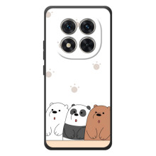 Чохли з зображенням різних тварин на Xiaomi Poco M8 Pro – Здивовані ведмедики