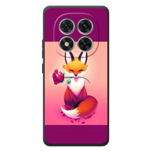 Чехлы с картинкой Лисички для Xiaomi Poco M8 Pro (VPrint) (Лисичка с розочкой)