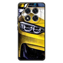 Чехлы с Машинами на KSiaomi Pcco M8 Pro (VPrint) (Желтая машина)