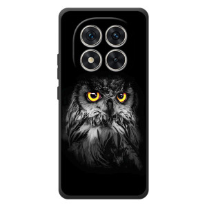 Чохли з принтом СОВИ для Xiaomi Poco M8 Pro – Сова на чорному