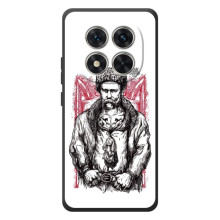 Чохли для Xiaomi Poco M8 Pro с принтом Тараса Шевченко (AlphaPrint) (Козак Шевченко)