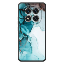 Чехол для KSiaomi Pcco M8 Pro - с принтом (Дизайнерские) (AlphaPrint) – Бирюзовый мрамор