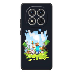 Чохол Майнкрафт на Xiaomi Poco M8 Pro (AlphaPrint) Minecraft