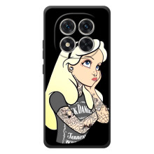 Чехол с печатью для Xiaomi Poco M8 Pro - (Мода) (AlphaPrint) (Девочка в тату)