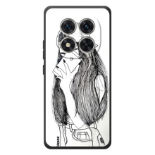 Чехол с печатью для Xiaomi Poco M8 Pro - (Мода) (AlphaPrint) (Фото девочки)