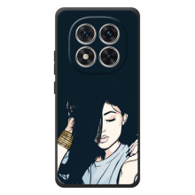 Чехол с печатью для Xiaomi Poco M8 Pro - (Мода) (AlphaPrint) (Красивая девочка)