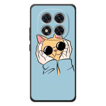 Чехол на KSiaomi Pcco M8 Pro с Котами (VPrint) (Котик в очках)