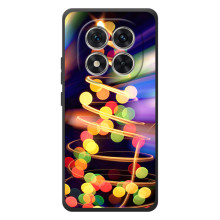 Чохол новорічна ялинка на Xiaomi Poco M8 Pro (Гірлянди)