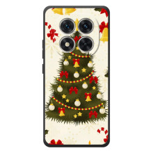 Чохол новорічна ялинка на Xiaomi Poco M8 Pro (Новорічний принт)