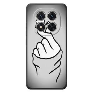Чохол з принтом для Xiaomi Poco M8 Pro (AlphaPrint - Знак сердечка)