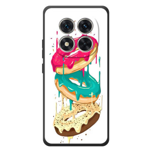 Чохол з зображенням смачної їжі для Xiaomi Poco M8 Pro – Соковиті пончики