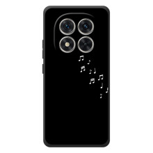 Чохол з картинками на чорному фоні для Xiaomi Poco M8 Pro – Ноти