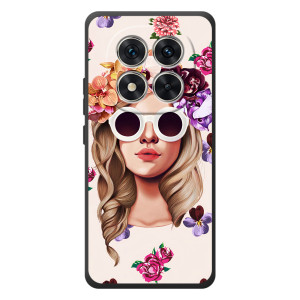 Чохол з картинкою Модні Дівчата Xiaomi Poco M8 Pro – Дівчина в окулярах