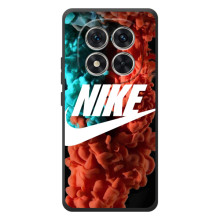 Чехол для Xiaomi Poco M8 Pro - с принтом Найк (AlphaPrint) – Дымчатый найк