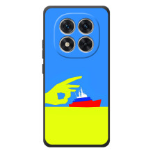 Чехол с принтом (Русский корабль...) для KSiaomi Pcco M8 Pro (AlphaPrint) – Щелбан кораблю