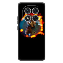 Чехол Супергерои Марвел на Xiaomi Poco M8 Про (Енот Ракета)