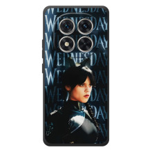 Чехлы Венсдей на Xiaomi Poco M8 Pro Уэнсдей (AlphaPrint) (Уэнздей кошка)