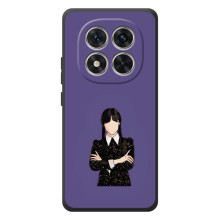 Чехлы Венсдей на Xiaomi Poco M8 Pro Уэнсдей (AlphaPrint) (Уэнздей в черном)