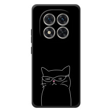 Чохол з малюнком кіт на Xiaomi Poco M8 Pro (Байдужий кіт)