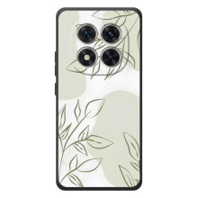 Чохол квітковий дизайн для Xiaomi Poco M8 Pro – Зелений дизайн
