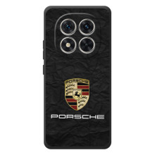 Чехол с авто Порше для Xiaomi Poco M8 Pro – Логотип Порше