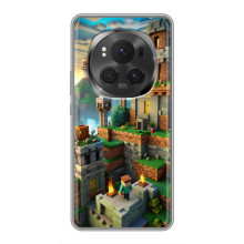 Чехол с картинками Майнкрафт для  – Город Майнкрафт