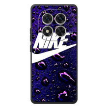 Чехол с логотипом Найк на Xiaomi Poco M8 Pro (Найк на фиолетовом)