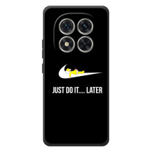 Чехол с логотипом Найк на Xiaomi Poco M8 Pro (Nike just do it)